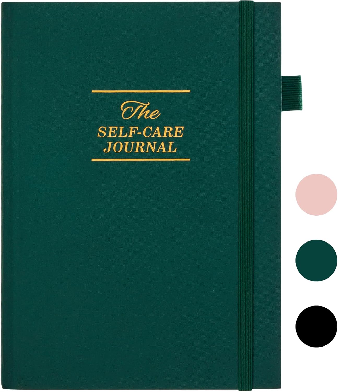Self-Care Journal, Wellness & Daily Reflection Notebook – Mental Health & Anxiety Journal for Women & Men – Self Care Planner, ADHD Planner with Mood Tracker – A5 Size (Dark Green)
