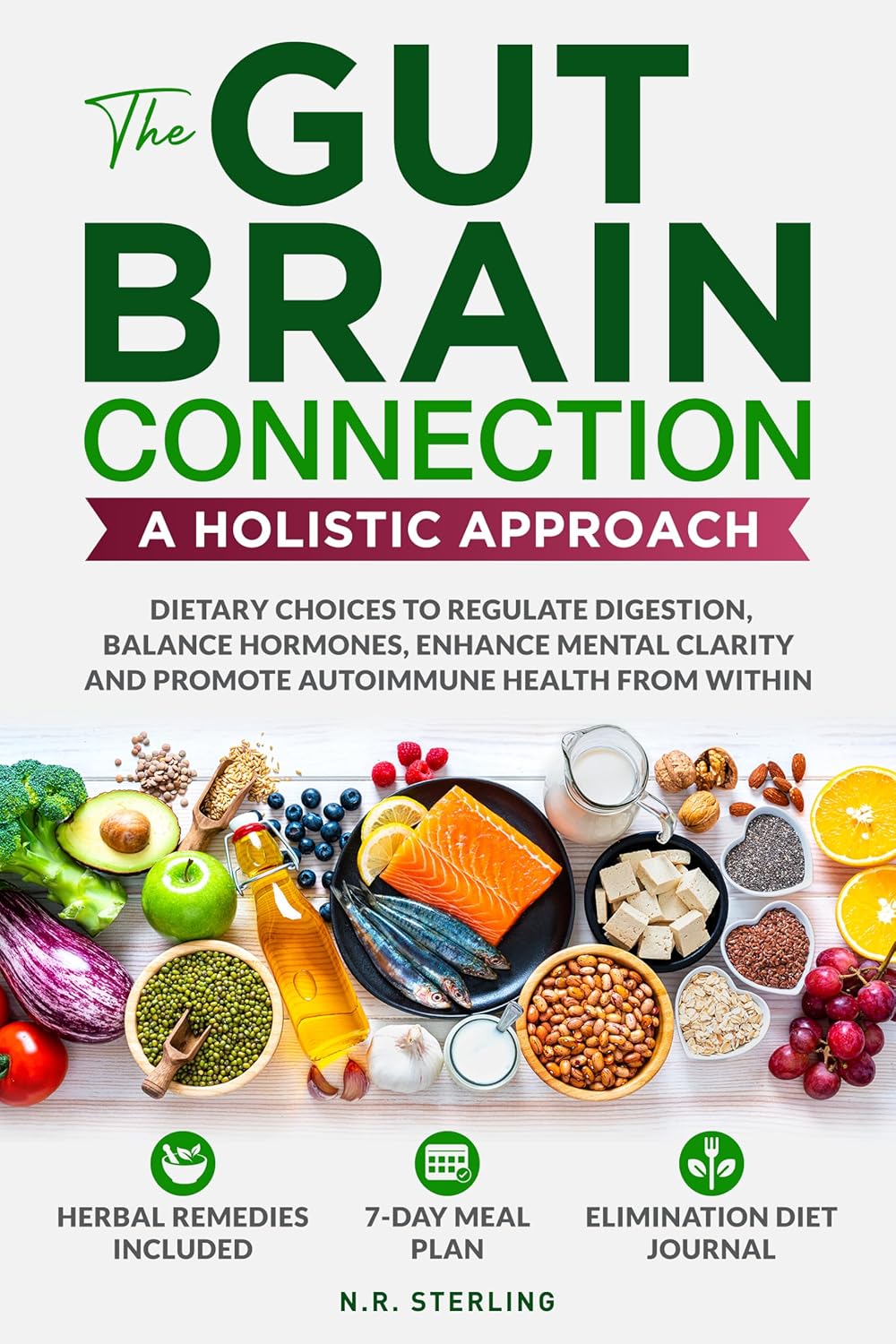 THE GUT-BRAIN CONNECTION: A HOLISTIC APPROACH: DIETARY CHOICES TO REGULATE DIGESTION, BALANCE HORMONES, ENHANCE MENTAL CLARITY AND PROMOTE AUTOIMMUNE HEALTH FROM WITHIN
